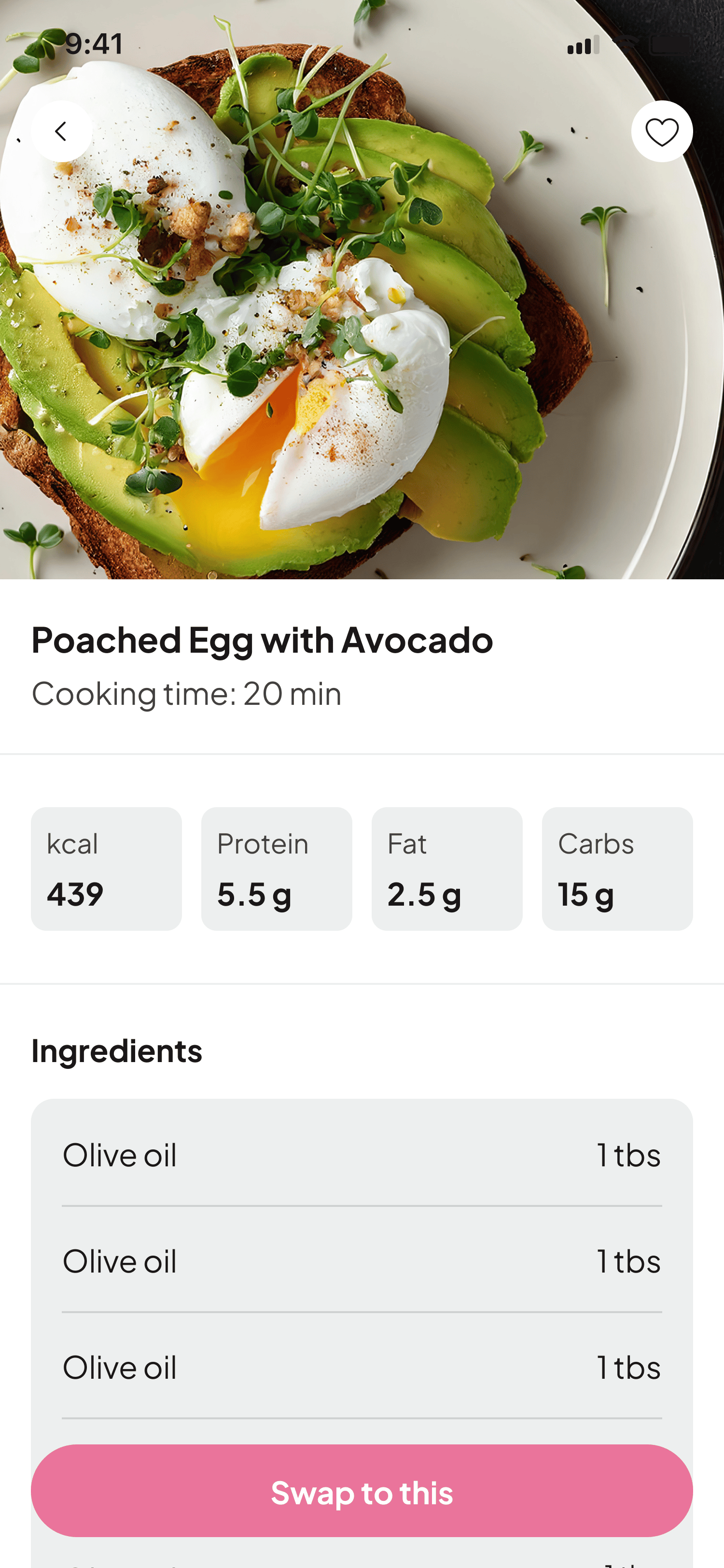 meal plan poached eggs