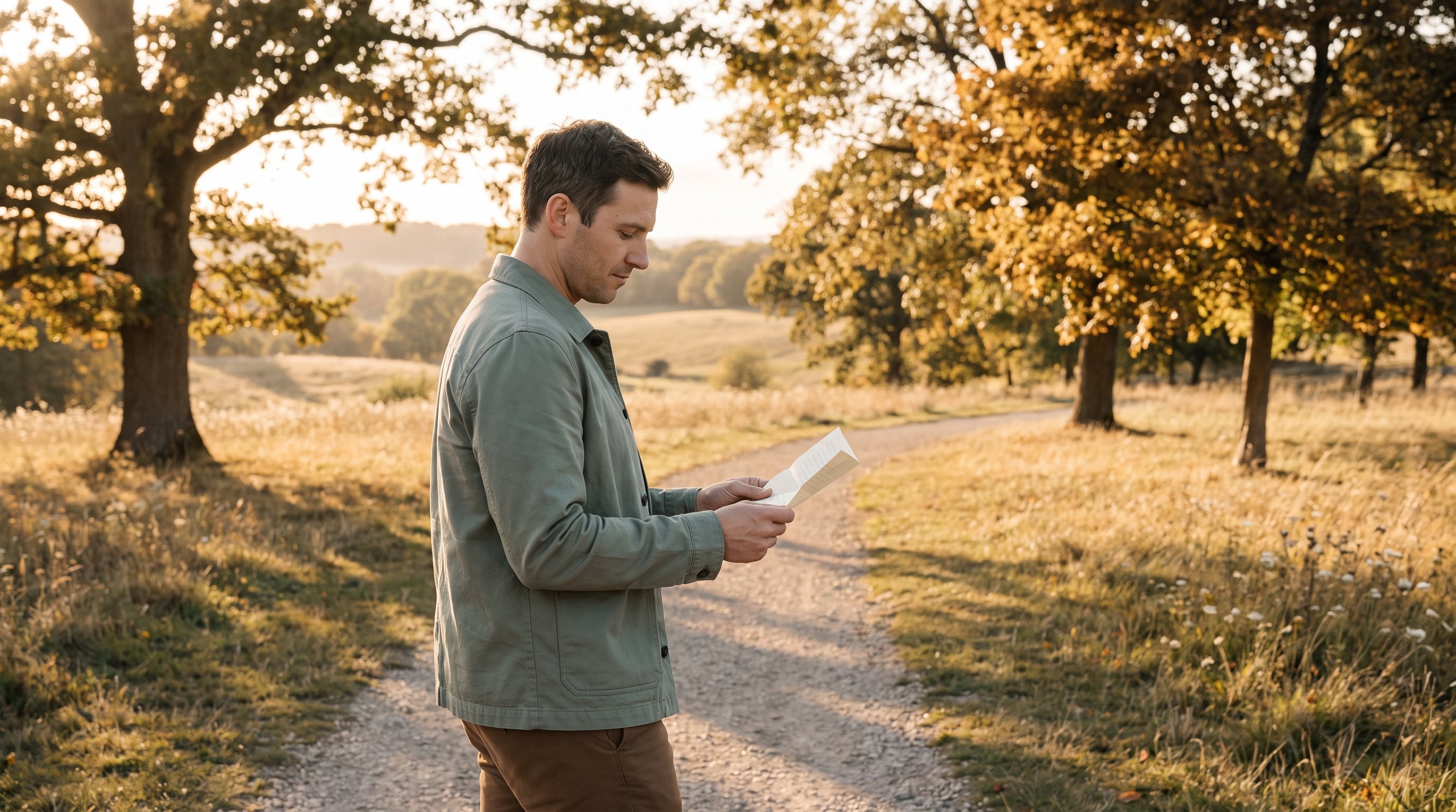 commuter checking a short list on their phone while waiting for a train