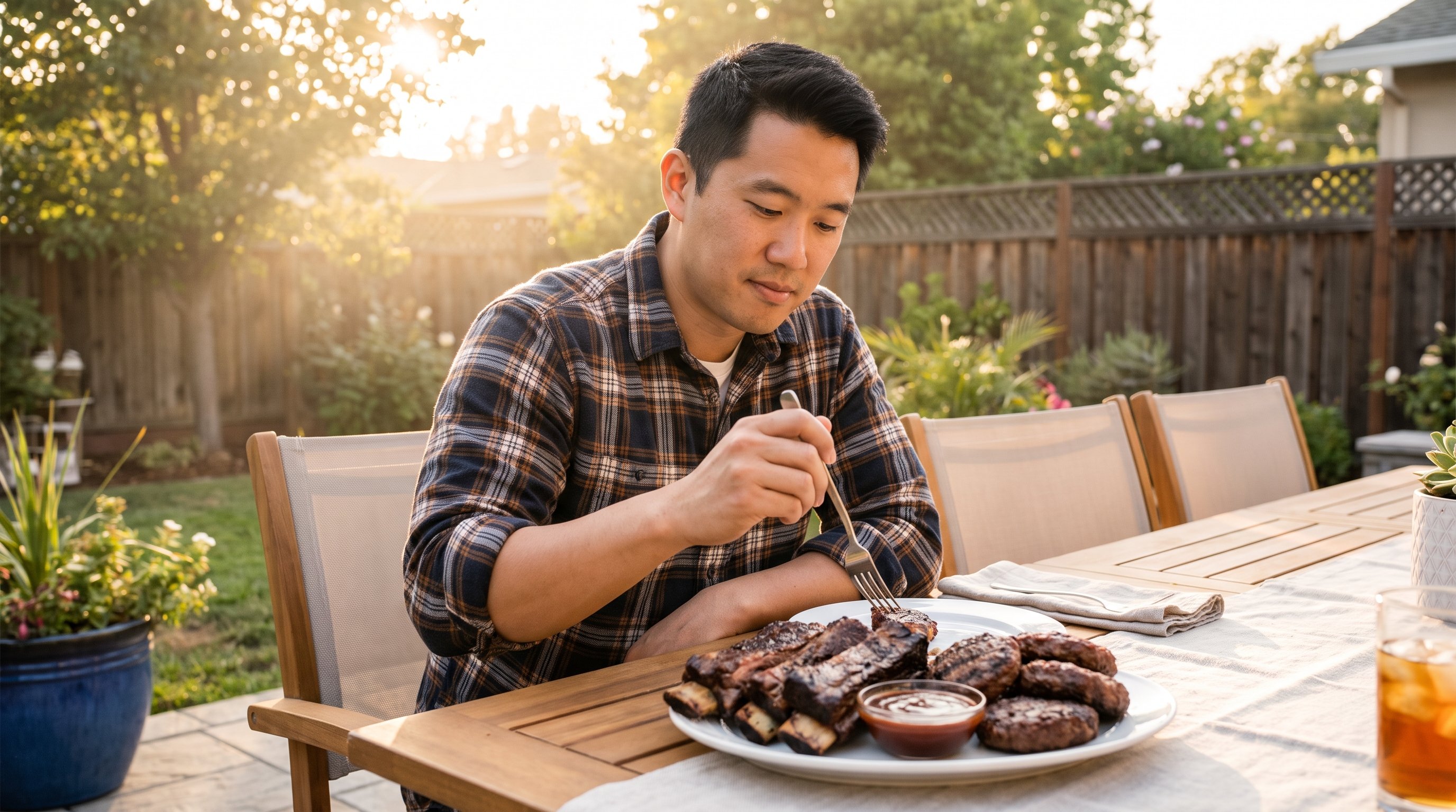The simplest way to switch is to replace the volume of your old keto meal with meat and eggs of a similar size, then adj