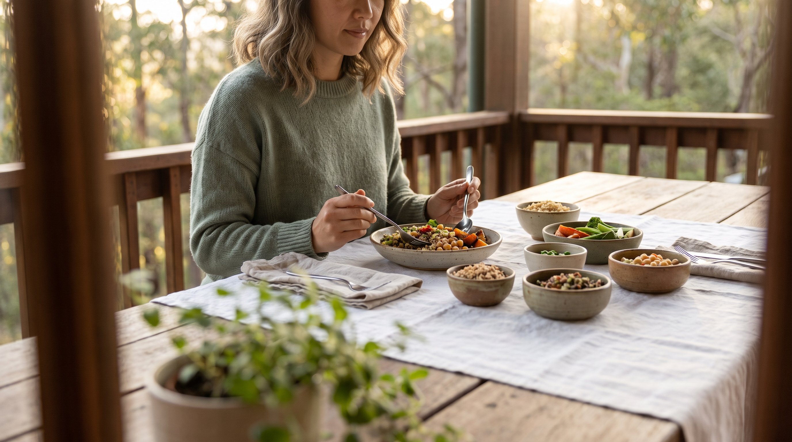 variety of fermented and whole foods for gut health