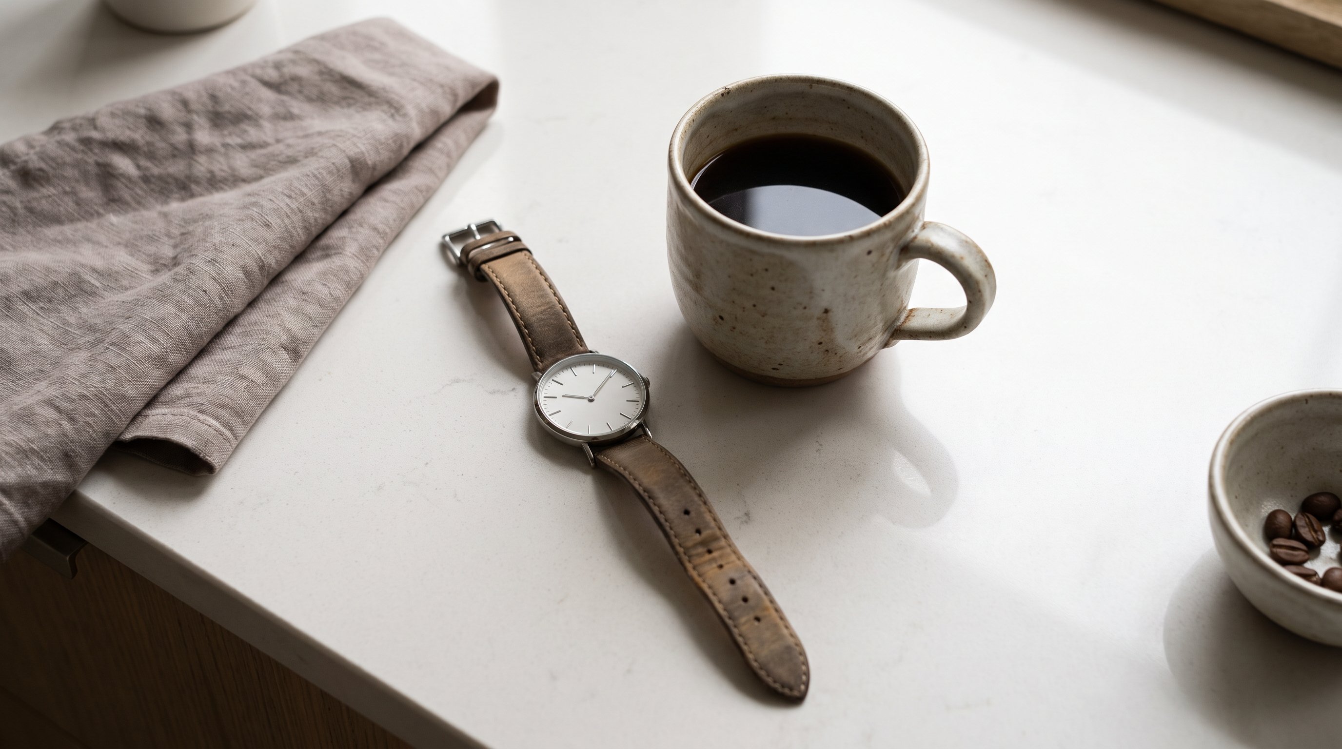 alarm clock on nightstand beside dimmed lamp at night