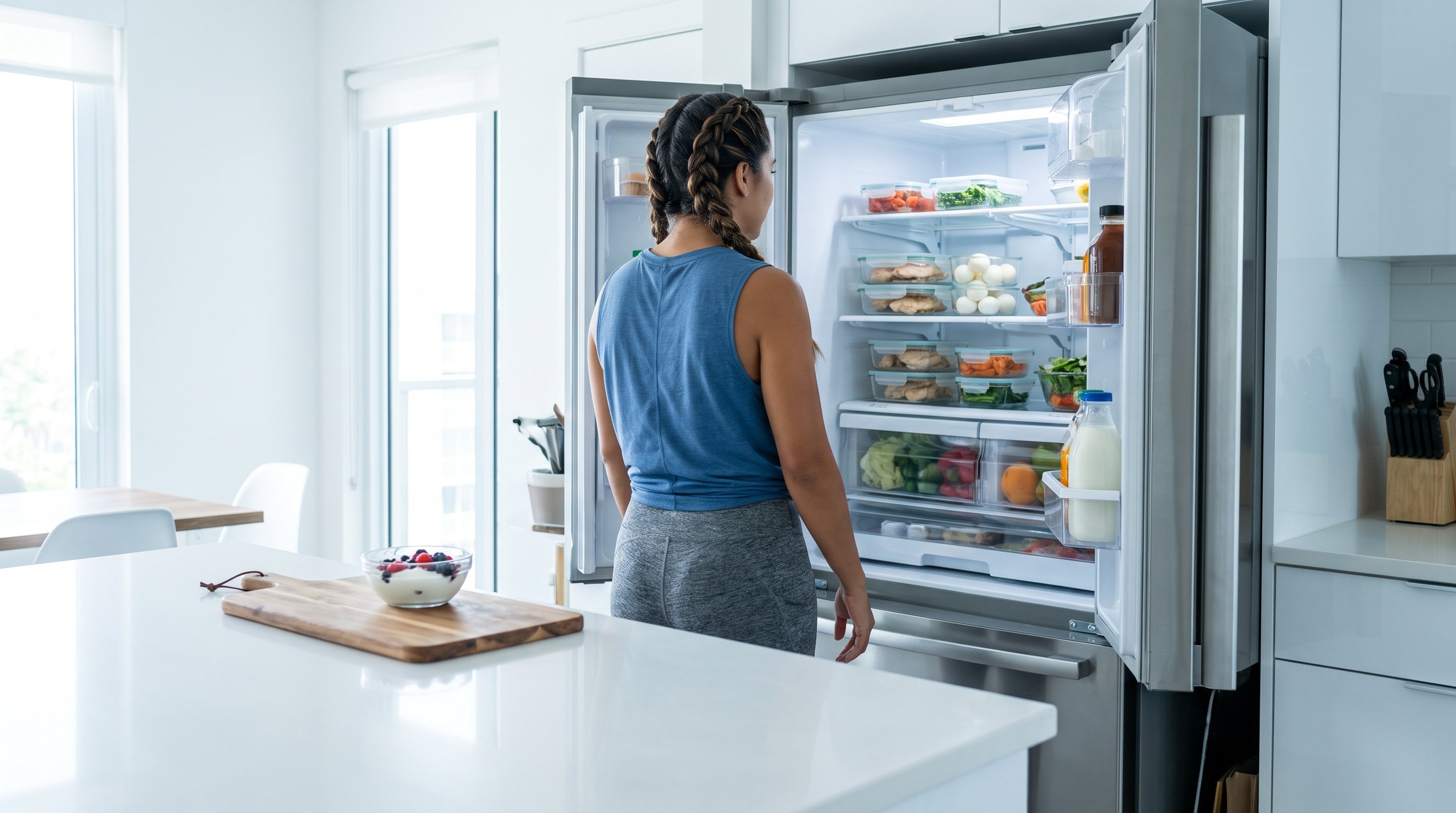 Serve the protein first and build the rest around what's left on the plate, not the other way round.