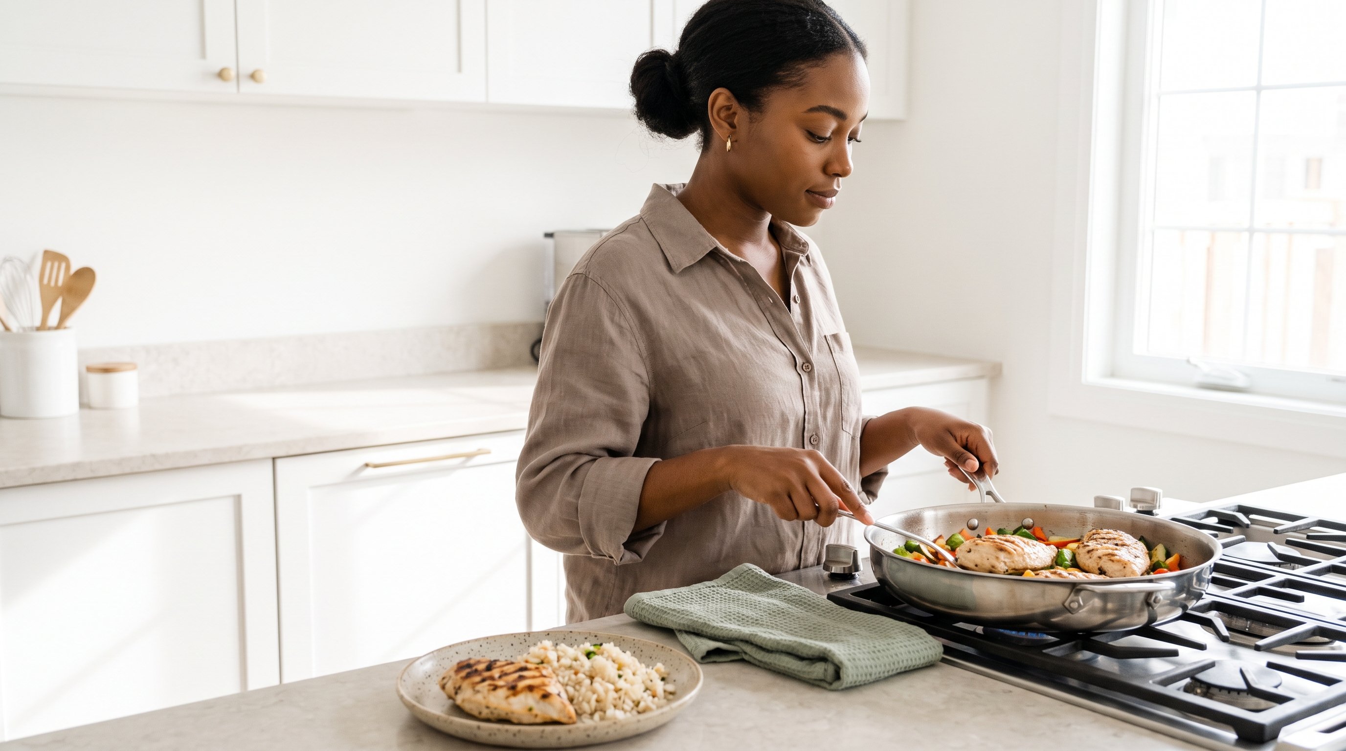 person weighing food on a kitchen scale person weighing food on a kitchen scale