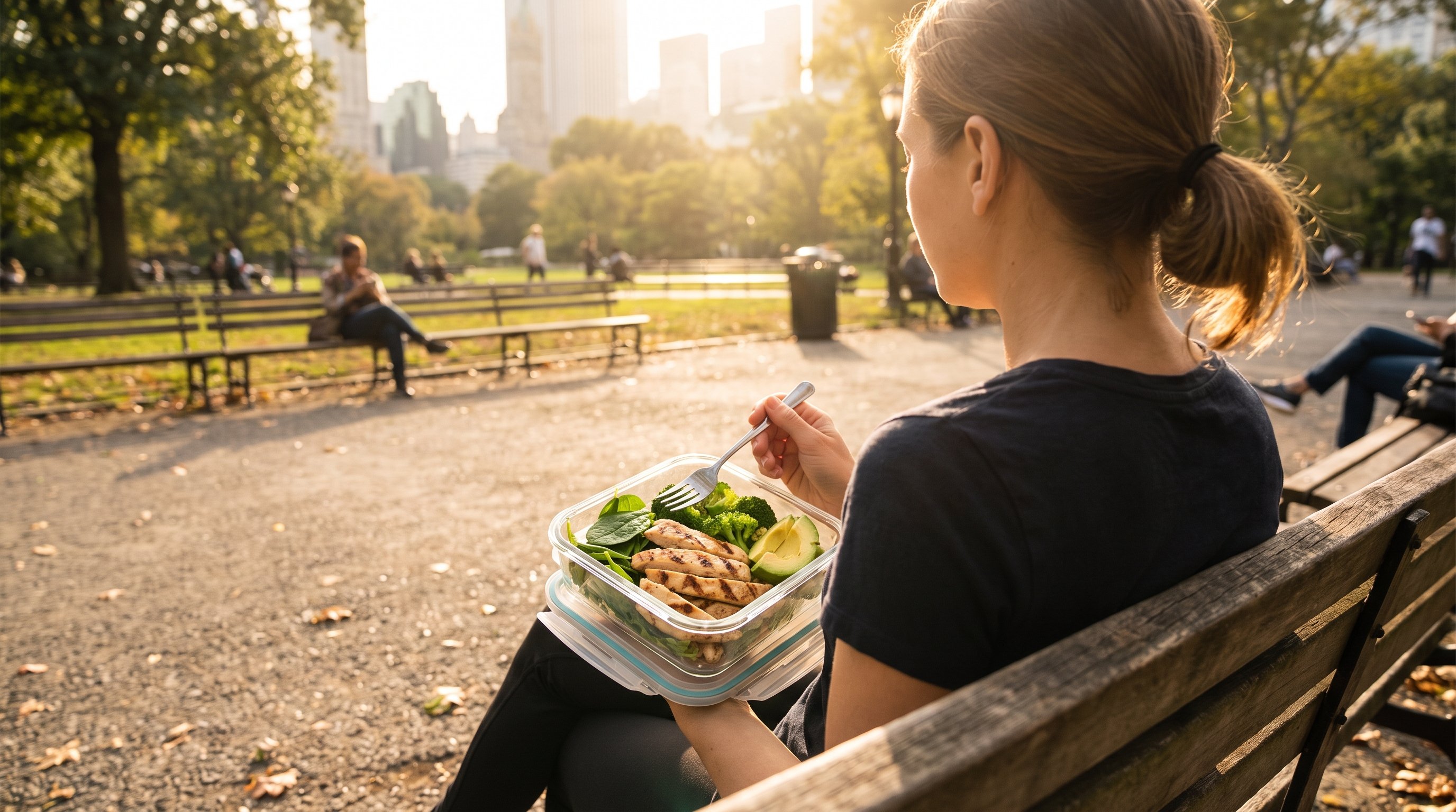 woman packing keto lunch containers into a bag by the door woman packing keto lunch containers into a bag by the door