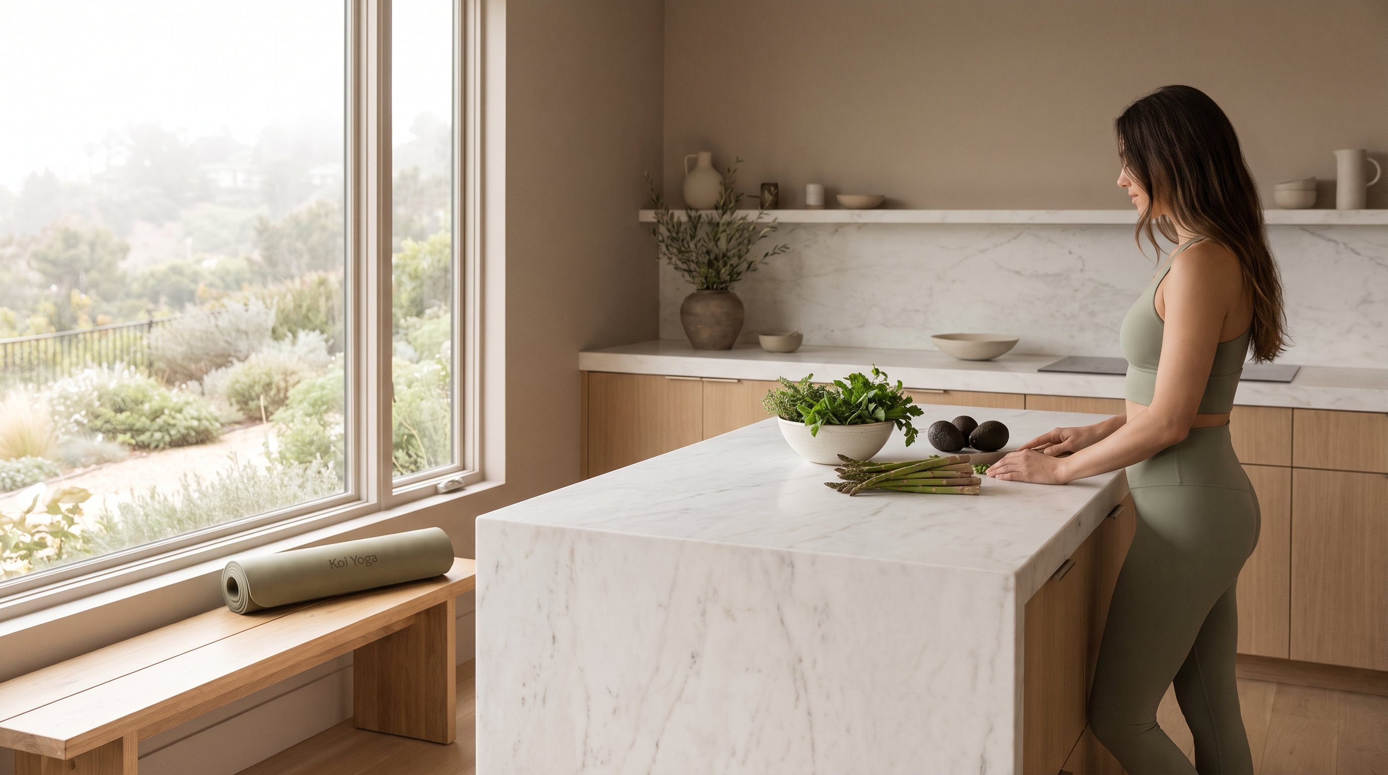 meal prep containers on kitchen counter