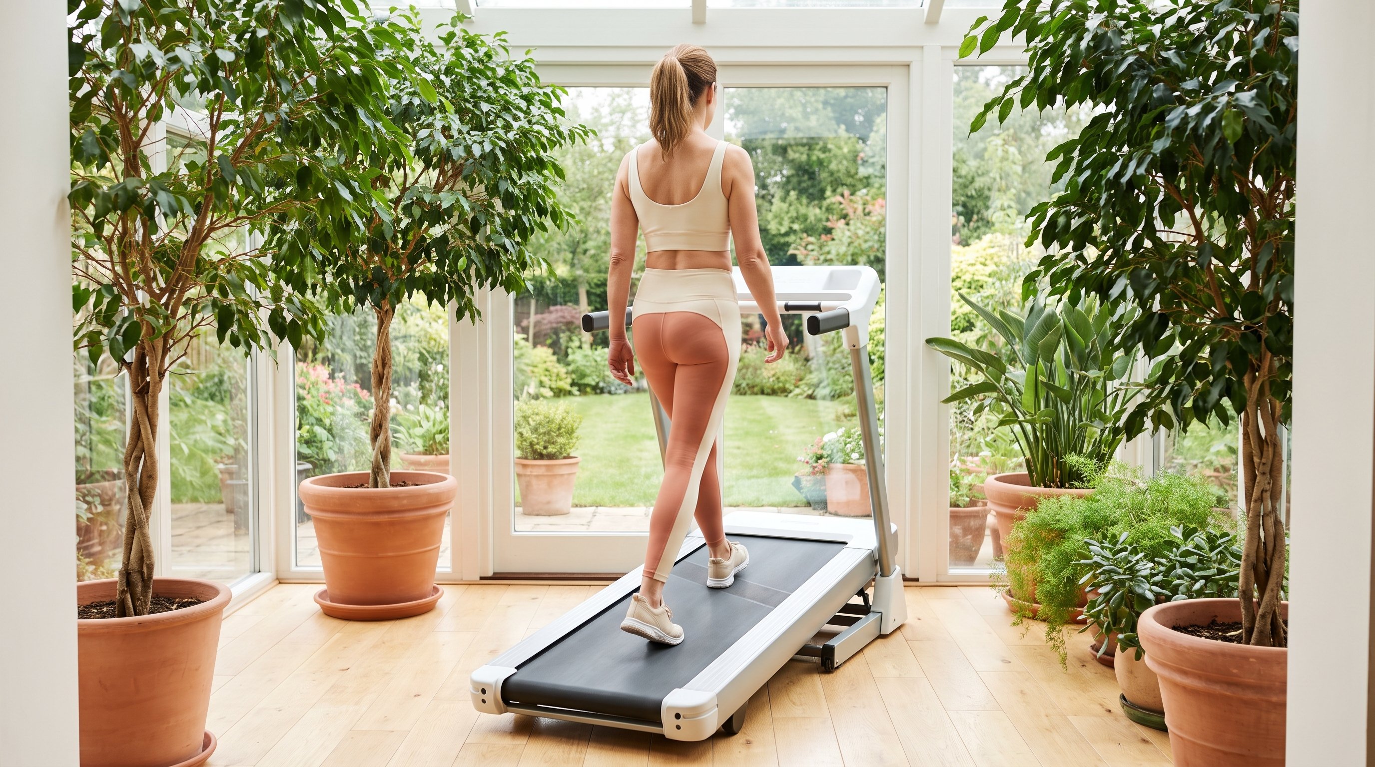 close up of treadmill display showing incline and speed settings