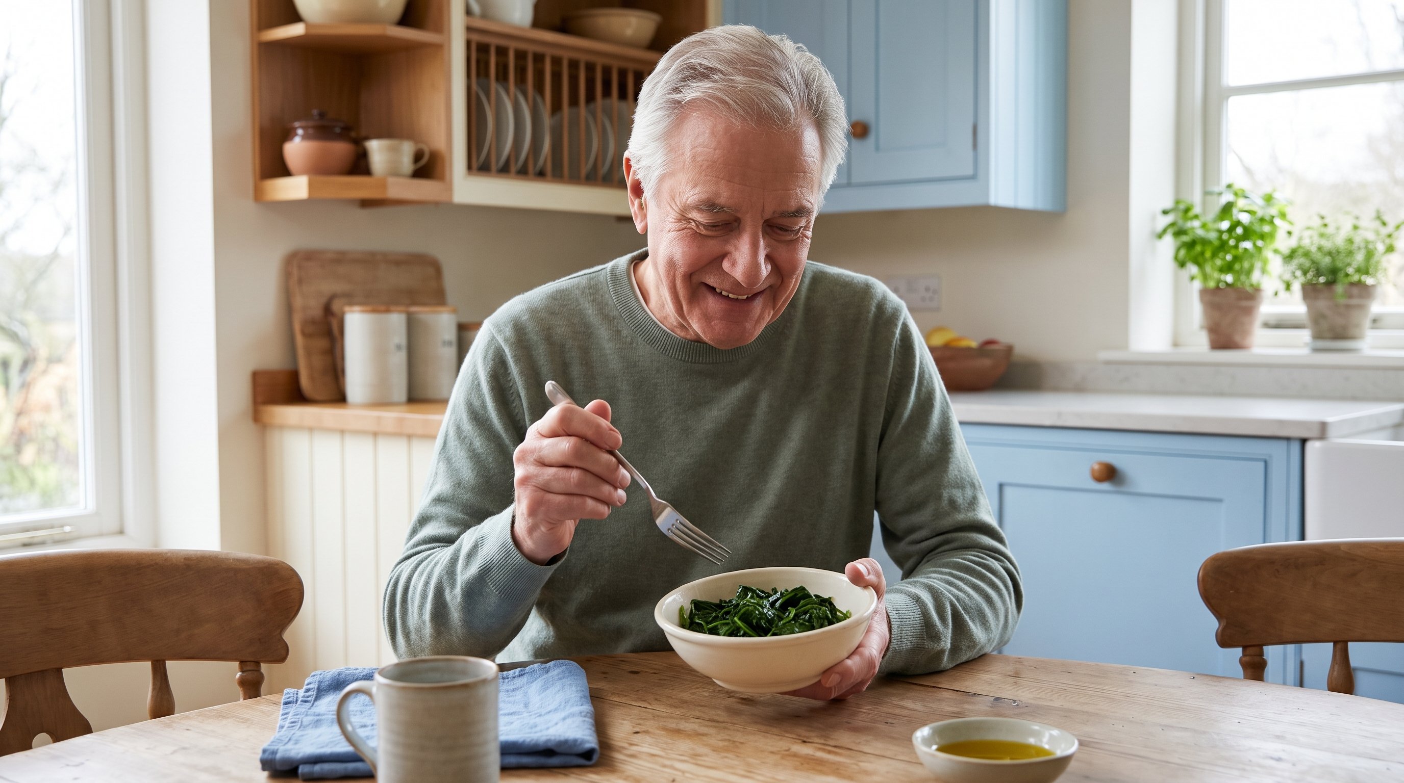 There's no need to measure vitamin K in milligrams at home - the practical approach is servings, not numbers on a label.