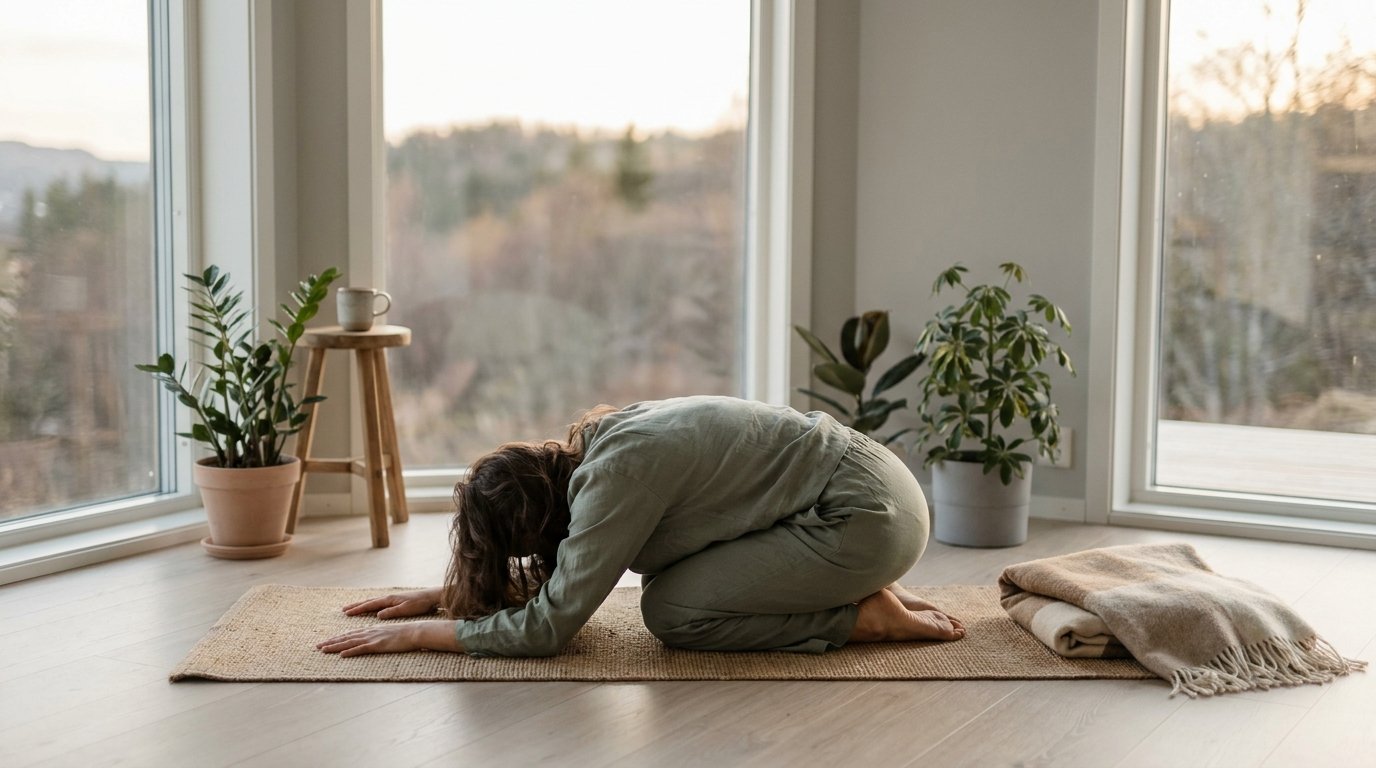 evening stretching routine