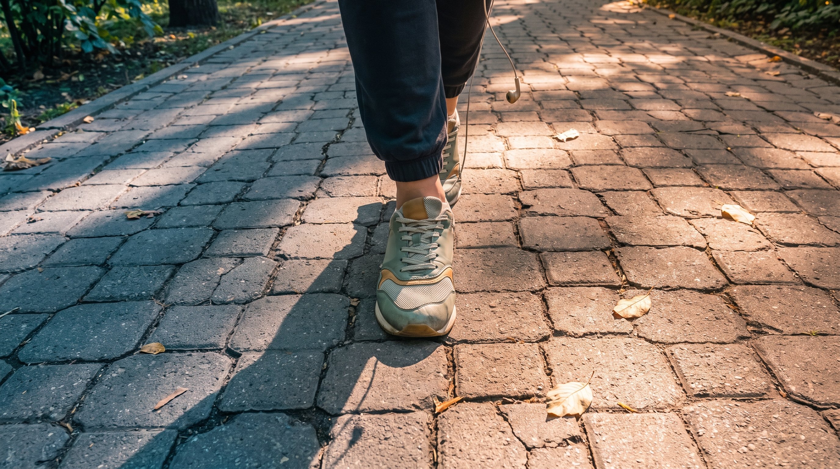 calendar with walking shoes